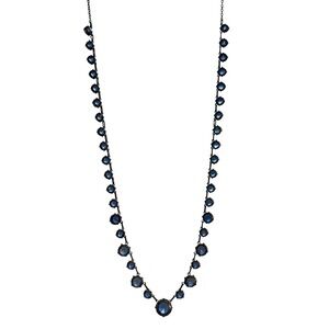 Delicate And Unique Beautiful Dainty Blue Necklace‎